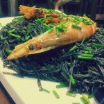 Fideos negros con gambÃ³n de la Taberna Moscatel