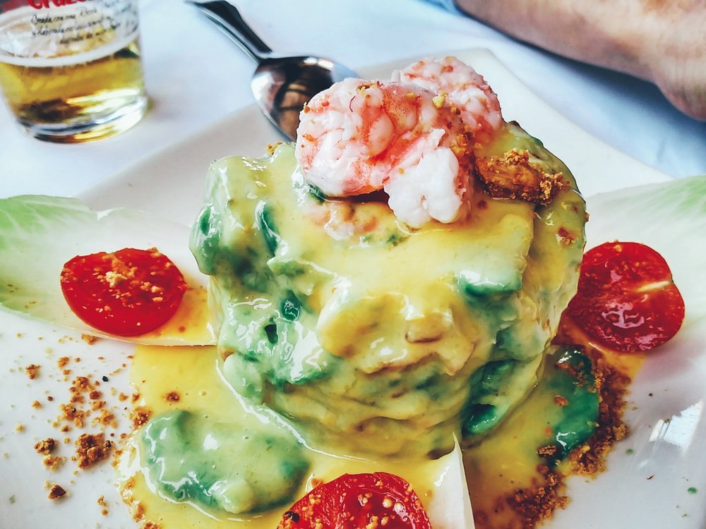 Ensalada de aguacate del Mesón Los Pérez | @dondecomerenmlg