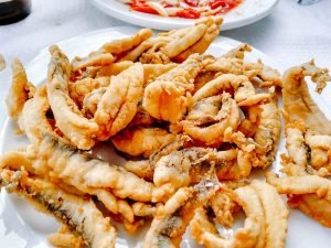 ¿Dónde comer pescaíto frito y espetos en Málaga? Chiringuito Las Palmeras | @dondeComerEnMLG